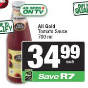 All Gold Tomato Sauce-700ml