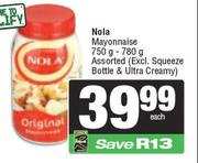 Nola Mayonnaise Assorted-750g-780g