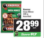 Knorrox Soya Mince Assorted-400g