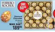 Ferrero Rocher Diamond Chocolate 31786-24 Pieces.