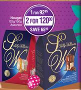 Sally Williams Nougat Assorted-For 1 x 125g/150g