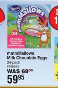 Beacon mmmMallows Milk Chocolate Eggs 196243-24's Pack