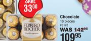 Ferrero RocherChocolate 3178-16 Pieces.