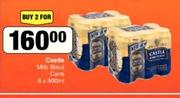 Castle Milk Stout Cans-For 2 x 6 x 500ml