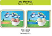 Farmhouse Ice Cream (All Variants)-For Any 2 x 2L