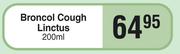 Broncol Cough Linctus-200ml
