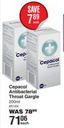 Cepacol Antibacterial Throat Gargle-200ml Each