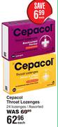 Cepacol Throat Lozenges 24 Lozenges Assorted-Each
