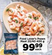 Food Lover's Prawn Meat 20/40-400g Each