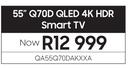 Samsung 55" Q70D QLED 4K HDR Smart TV QA55Q70DAKXXA