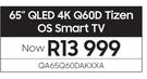 Samsung 65" QLED 4K Q60D Tizen OS Smart TV QA65Q60DAKXXA