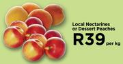 Local Nectarines Or Dessert Peaches-Per Kg