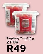 Raspberry Tubs-For 2 x 125g