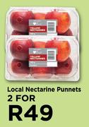 Local Nectarine Punnets-For 2
