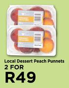 Local Dessert Peach Punnets-For 2