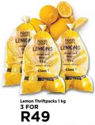 Lemon Thriftpacks-For 3 x 1Kg