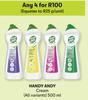 Handy Andy Cream (All Variants)-For 4 x 500ml