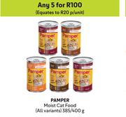 Pamper Moist Cat Food (All Variants)-For 5 x 385g/400g