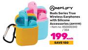 Amplify Buds Series True Wireless Earphones With Silicone Accessories AM1119-Each