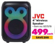 JVC 4" Wireless Speaker-Each