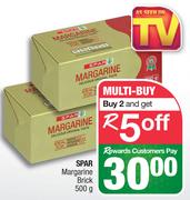 Spar Margarine Brick-For 2 x 500g