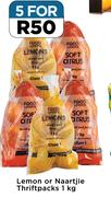 Lemon Or Naartjie Thriftpacks-For 5 x 1Kg