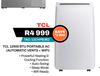TCL 12000 BTU Portable AC Automatic Vents + WiFi TAC-12CHPB/MZ