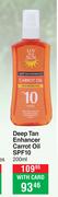 Deep Tan Enhancer Carrot Oil Spf10-200ml