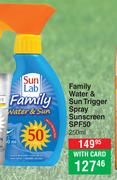Sun Lab Family Water & Sun Trigger Spray Sunscreen SPF50-250ml