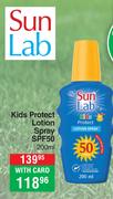 Sun Lab Kids Protect Lotion Spray SPF50-200ml