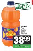 Brookes Oros Squash Assorted-2L