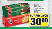 Bakers Red Label Cream Biscuits (Selected)-For Any 2 x 200g