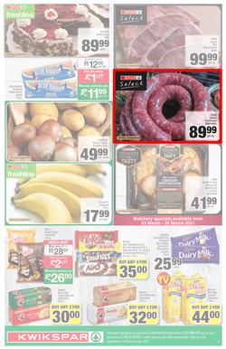 KWIKSPAR EASTERN CAPE : Your One Stop Easter Shop (23 March - 5 April 2021) Valid in Abbotsford, Beacon Isle, Beetlestone, Burt Drive, Butterworth, Cambridge West, Colchester, Dhaysons, East End, page 3