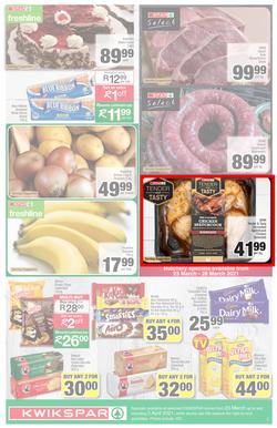 KWIKSPAR EASTERN CAPE : Your One Stop Easter Shop (23 March - 5 April 2021) Valid in Abbotsford, Beacon Isle, Beetlestone, Burt Drive, Butterworth, Cambridge West, Colchester, Dhaysons, East End, page 3