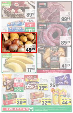 KWIKSPAR EASTERN CAPE : Your One Stop Easter Shop (23 March - 5 April 2021) Valid in Abbotsford, Beacon Isle, Beetlestone, Burt Drive, Butterworth, Cambridge West, Colchester, Dhaysons, East End, page 3