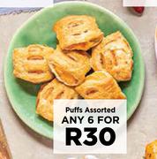Puffs Assorted-For Any 6