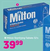 Milton Sterilising Tablets-32's