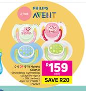 Philips Avent 0-6 Or 6-18 Months Soother-Each