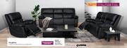 Gomma Gomma Houghton 3 Piece 3 Action Reclining Lounge Suite