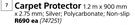 Carpet Protector 1.2m x 900mm x 2.75m-Each