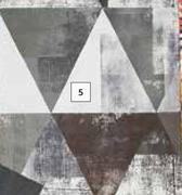 Geo Triangle Black & Grey Wallpaper 530mm x 10m-Each