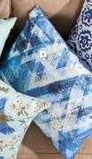 Design House Indigo Geo Blue & White Cushion 500mm x 700mm