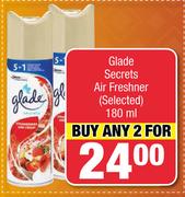Glade Secrets Air Freshener-2 x 180ml