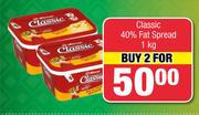 Classic 40% Fat spread-2 x 1kg