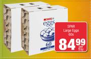 Spar Large Eggs-60s Per Tray