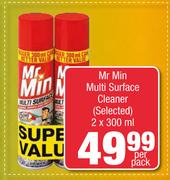 Mr Min Multi Surafce Cleaner-2 x 300ml Per Pack