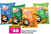 Simba Potato Chips Assorted-For Any 3 x 120g