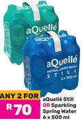 Aquelle Still Or Sparkling Water-For Any 2 x 6 x 500ml