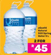 Aquelle Natural Still Spring Water-For 2 x 5Ltr