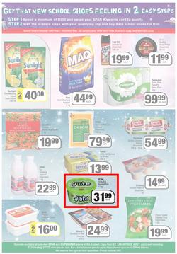 SPAR & SUPERSPAR EASTERN CAPE : We've Got The Christmas You Deserve (21 December 2021 - 2 January 2022) Valid In Spar: Amahlathi, Bedford, Buffalo Flats, Superspar: Butterworth, Daku, Engcobo, Highway, page 3